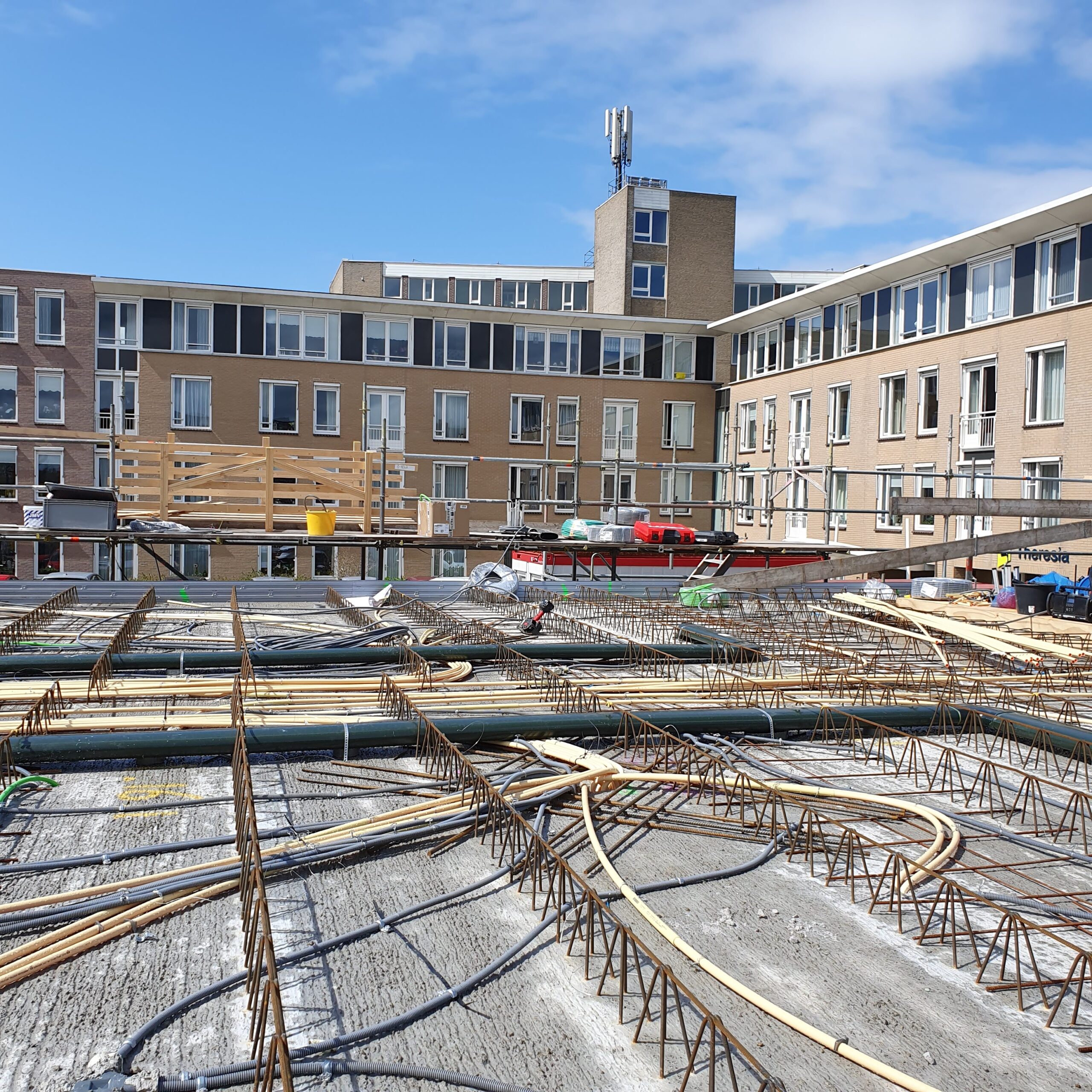 Elektrische en werktuigbouwkundige installatie voor 9 appartementen