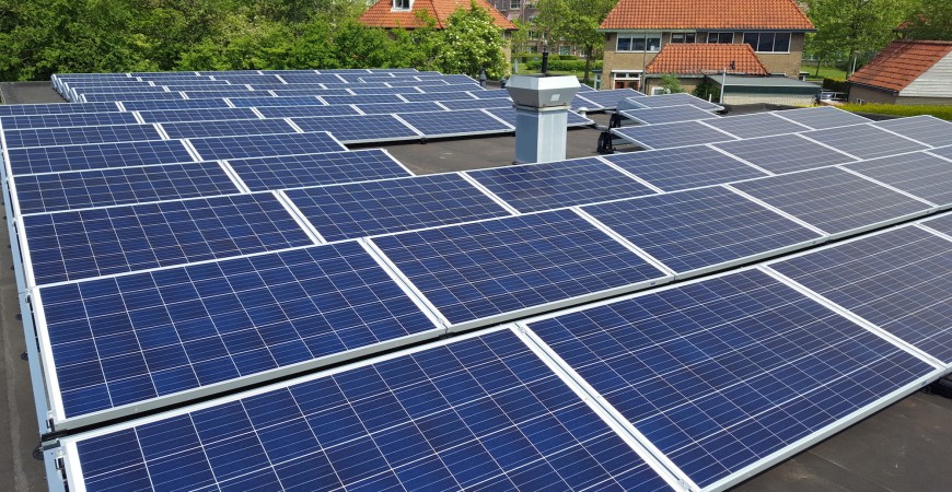 Deels zelfvoorzienend door zonnepanelen